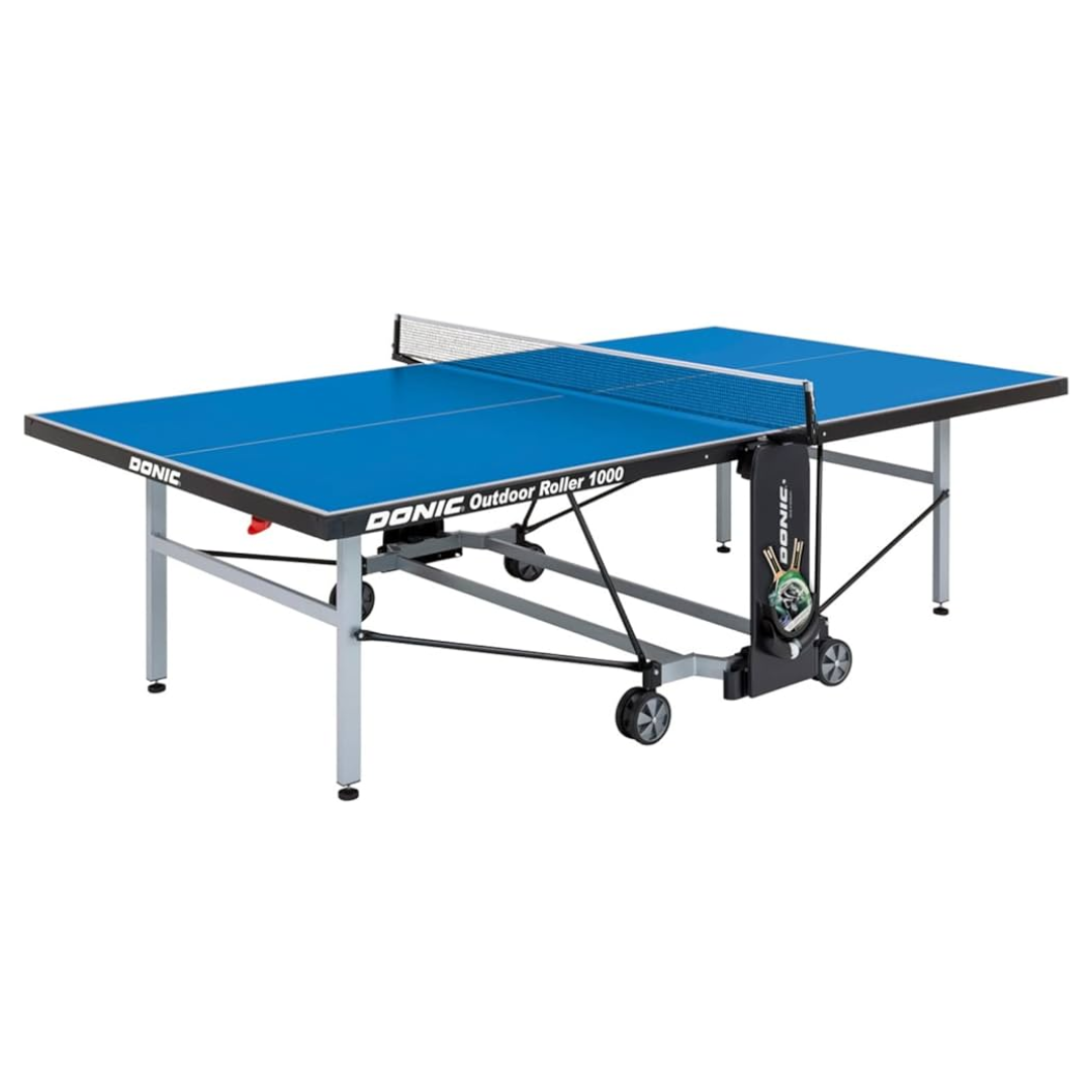 DONIC OUTDOOR TABLE TENNIS TABLE - MODEL ROLLER 1000 - BLUE COLOR - ITEM CODE 230291